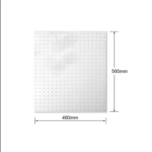 Poly pegboard wall mounting pegboard pegboard display wall mounted display