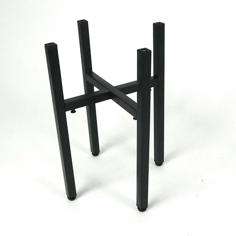 Wholesale Nordic Style Antique Metal Frame Flowers Pots Balcony Indoor Living Room Floor Plant Stand Rack Galvanized Plan Stand
