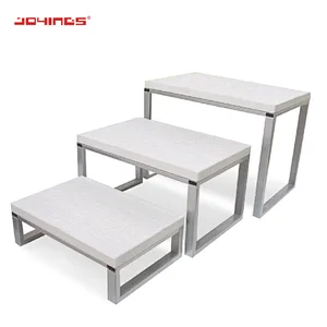 Silver and White Counter Top T-shirt/trousers/display Fixture Table Trousers
