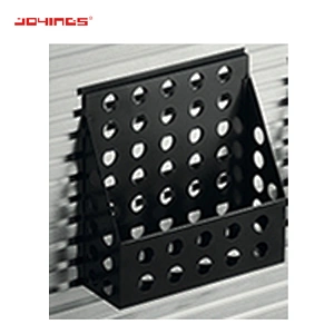 Double Sided Slatwall Display Rack Promotion Magazine, Brochure Display Rack, Aluminum Extrusion Back Panel Display rack