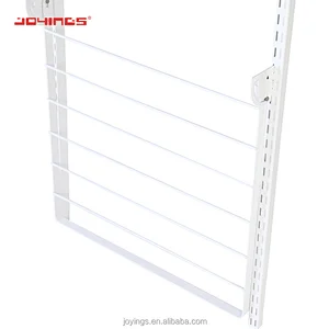 China Factory Metal Clothes Rack Foldable Hanging Clothes Drying Rack for home closet wire shelving kit
