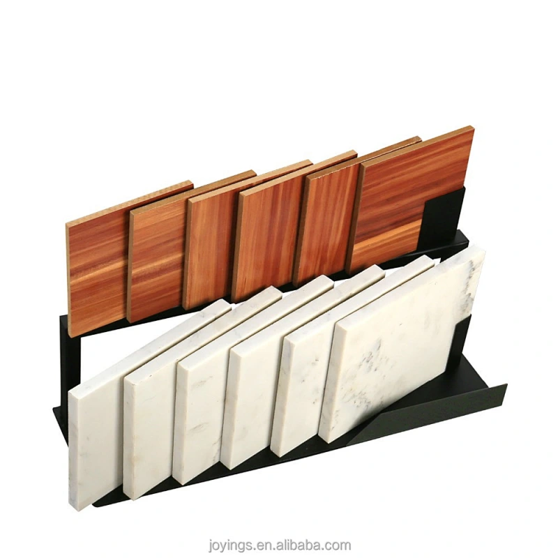 Two Layer Metal Counter Top Watch Display Rack for Tiles/Ceramics/Mosaic Showroom