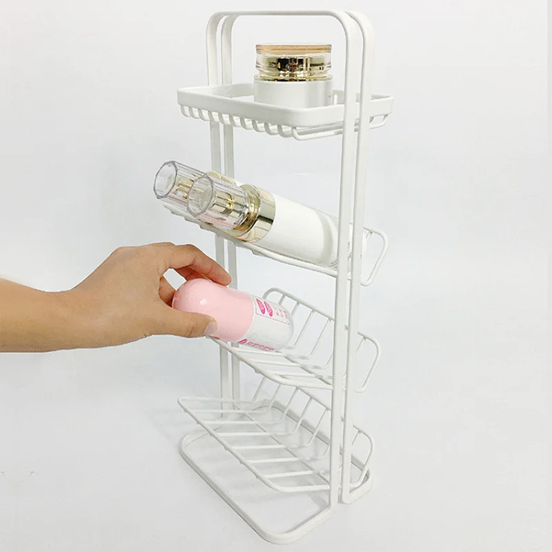 2021 Hot Sales Steel Metal multi-functional kitchen bathroom 3 tiers storage spice CondimentJars Bottle Storage holder rack