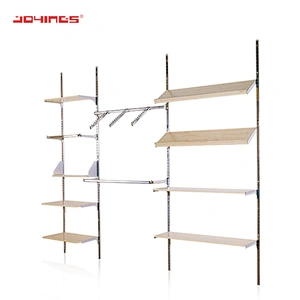 DIY Display Rack , Hanger + Brackets + Flat Shelf + Slotted Post