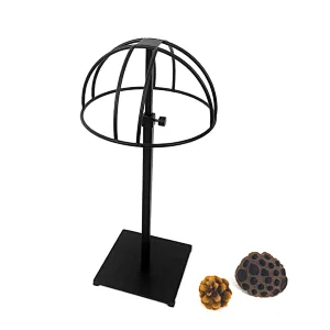 Counter Top Beret Hat Holder Fashion Shop Countertop Caps Display Holder Metal Wire Fashion Adjustable Hight Hats Display Stand