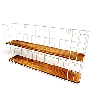 Best Floating Shelves Wall Mounted Wire Wall Storage Shelf Set of 2 or Rustic Wood or 3 Jewelry Kitchen Wardrobe Living Room