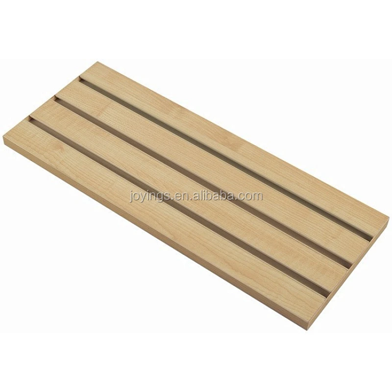 Slatwall Displays Units Factory Wholesale Melamine MDF Panel Shelving