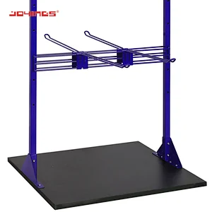 Factory Direct Sale Double Sided Standing Display with Hooks Floor Wire Display Rack Mobile phone accessories display stand