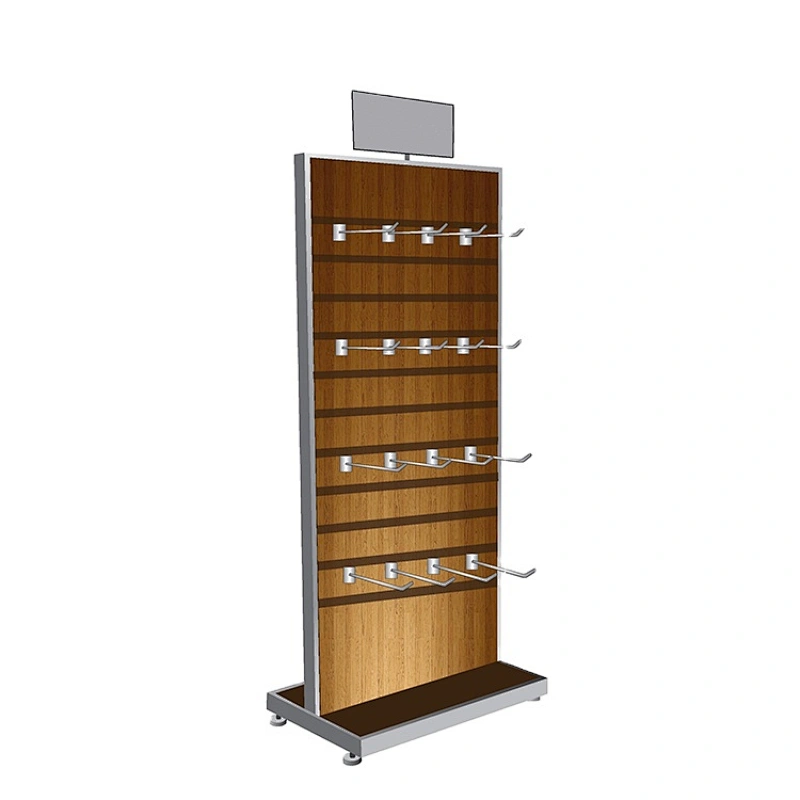 2016 New Design Double Sided Hook Supermarket Shelf Racks