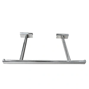 Wholesale Stainless Steel T Rack Rail for Slatwall Display Shop Accessories Slatwall Hanging Bar