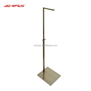 Adjustable Bag Display Stands Rack Boutique Copper Plating Stainless Steel Shoe Rack Living Room Furniture Metal Modern