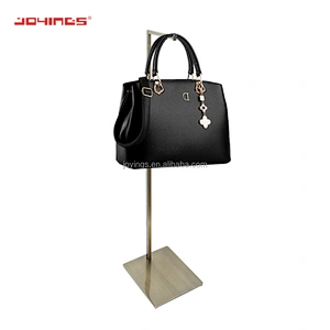 Adjustable Bag Display Stands Rack Boutique Copper Plating Stainless Steel Shoe Rack Living Room Furniture Metal Modern