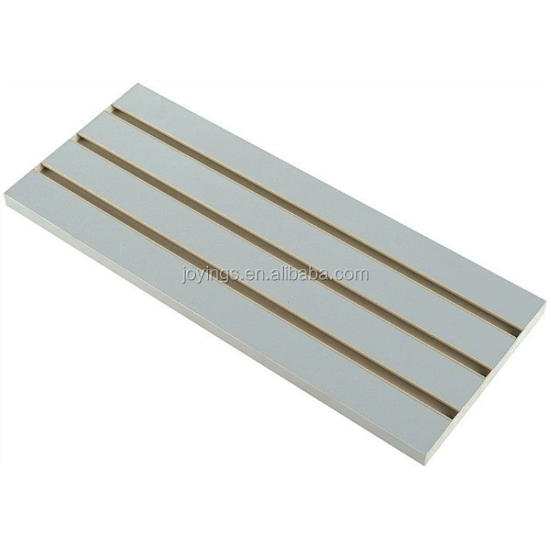 Slatwall Displays Units Factory Wholesale Melamine MDF Panel Shelving