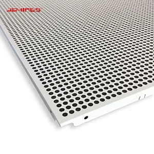 perforated false ceiling tiles aluminum acoustic ceiling top galvanized steel decoration ceiling panel