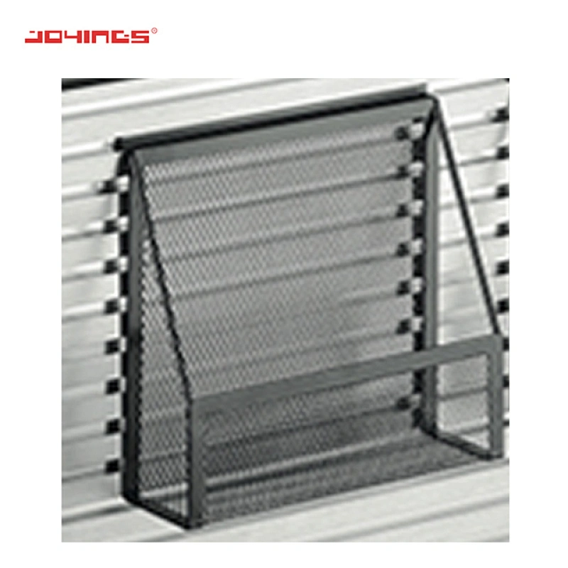 Double Sided Slatwall Display Rack Promotion Magazine, Brochure Display Rack, Aluminum Extrusion Back Panel Display rack