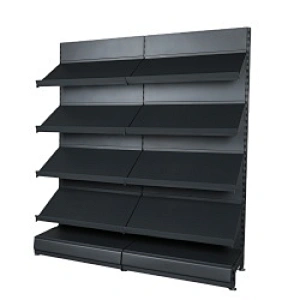 Made-In-China Black Metal +Wood Multi Tiers Desk Display Rack Table Display Stand