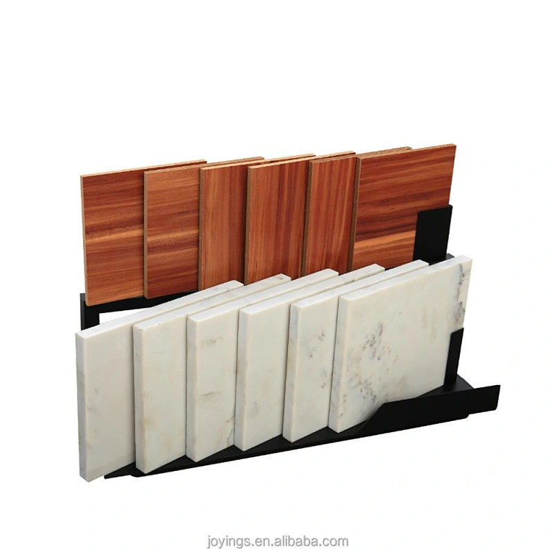Two Layer Metal Counter Top Watch Display Rack for Tiles/Ceramics/Mosaic Showroom