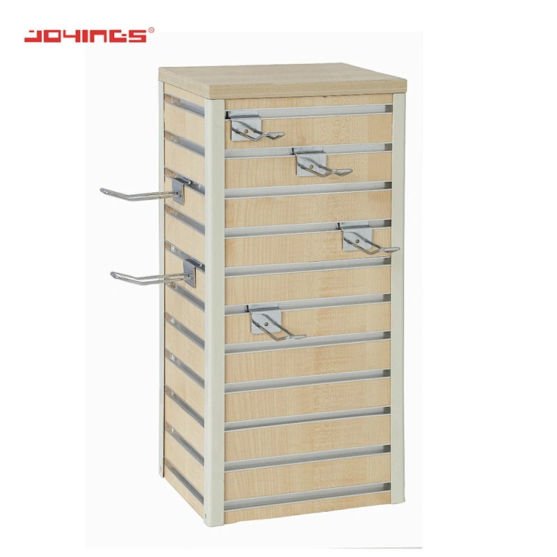 4 Way Spinning Tower Slatwall Retail Store Display & Fixtures