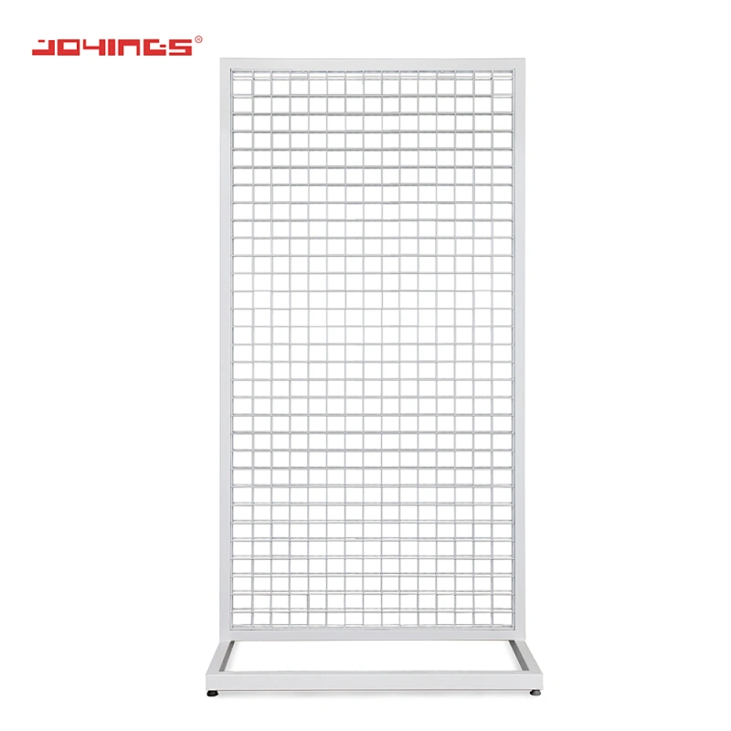 Floor Standing Wire Grid Single Side/Double Sided Umbrella Display Rack Retail Shoe Display Rack