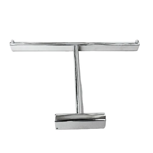 Wholesale Stainless Steel T Rack Rail for Slatwall Display Shop Accessories Slatwall Hanging Bar