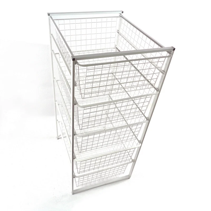 Out Kitchen Basket Wire Free Standing Pull Drawers Storage Rack Shelving Metal Stroage Holder & Rack,storage Holders & Racks
