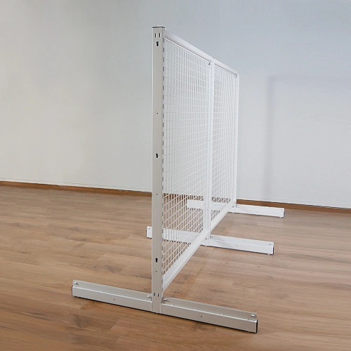 Low MOQ Custom Heavy Duty Iron Metal Gridwall Shelf Display Supermarket Gridwall Shelving Rack shelves for retail store price