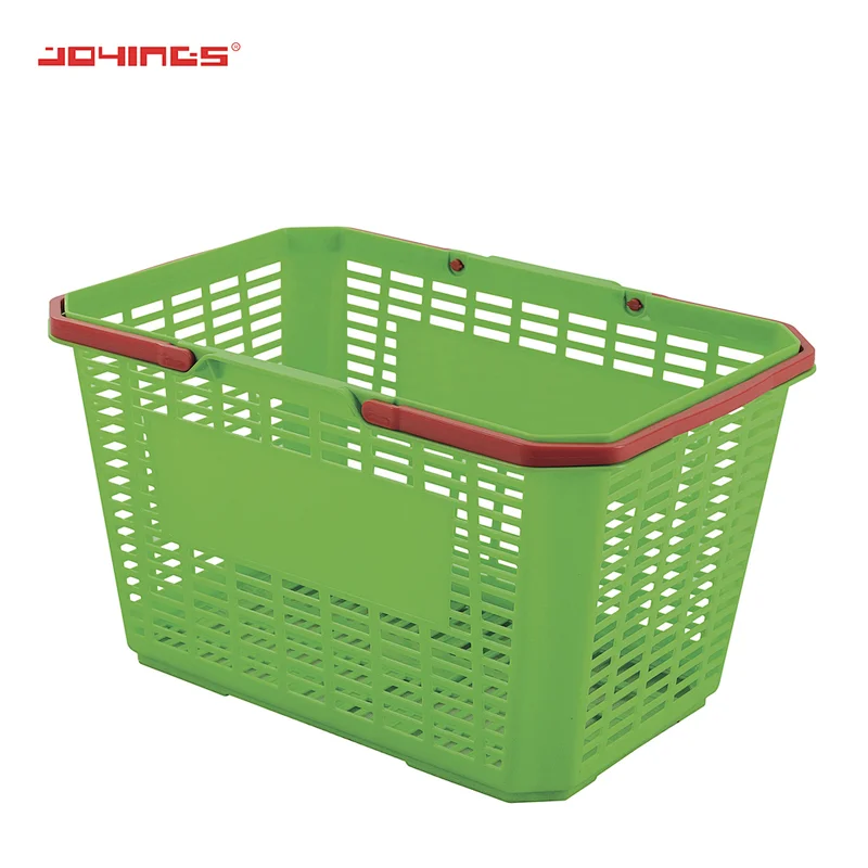 Basket Supplier OEM colored Plastic China for Laundry Storage supermarket taking shopping basket