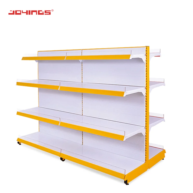 Double Sided Commercial Gondola Display Shelving for Supermarket Pharmacy Store Cosmetic shop
