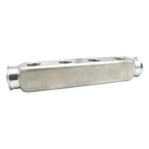 Stainless steel underfloor manifold pipe‚one holes in another side
