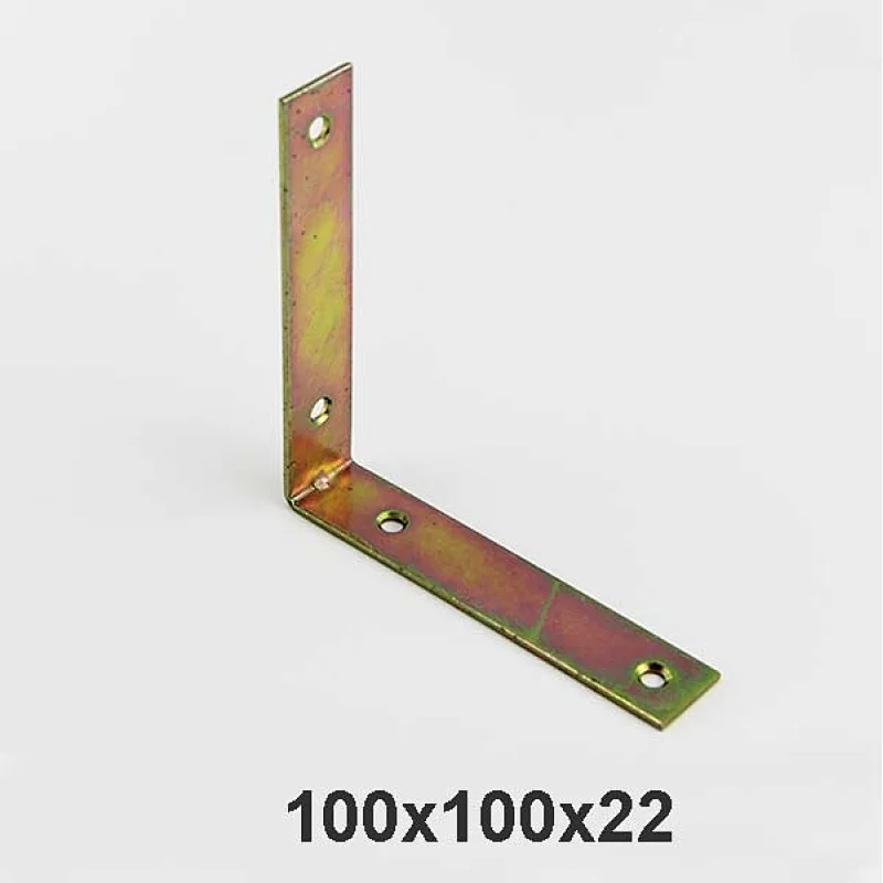 Intensified steel corner, reinforced square corner, Heavy duty flat angle