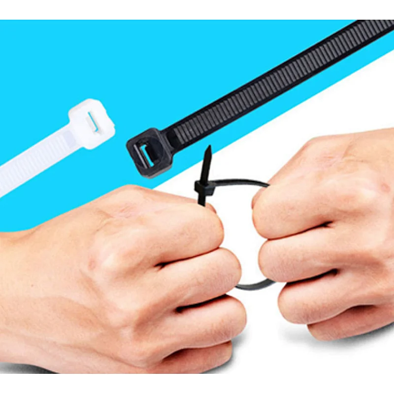 Nylon cable tie made in china white black yellow cable tie colored