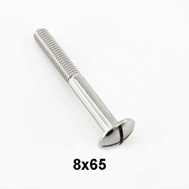 Slotted falt head stainless steel machine screw