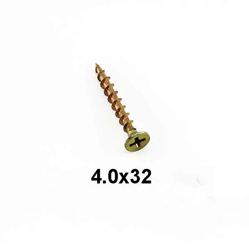 BUGLE PHILLIPS HEAD DRYWALL SCREWS YELLOW ZINC PLATE DOUBLE THREAD