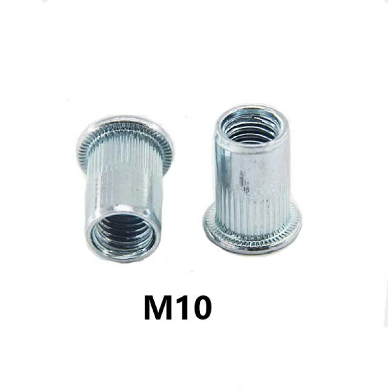 Knurled Flat small head Rivet Nuts