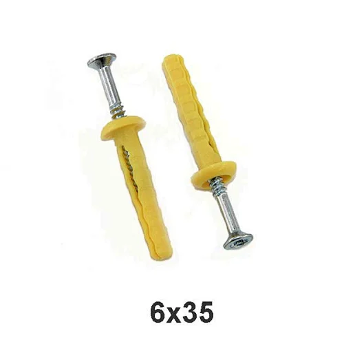 Nylon Anchor With Nail Screw screw with nylon anchor nylon fixing anchor with nail screw nylon hammer anchor with nail screw screw nylon anchor nylon screw anchor