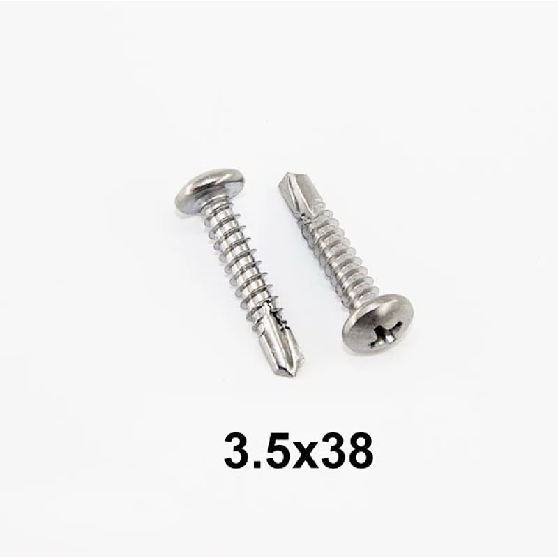 Phillips pan head self drilling screw