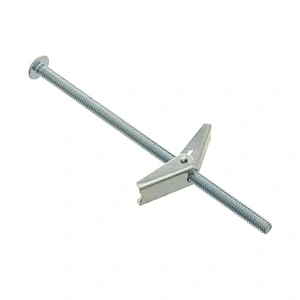 Zinc-Plated Steel Phillips Mushroom-Head Toggle Bolt Anchors 3/16 in. x 3 in.Steel Phillips Mushroom-Head Toggle Bolt Anchors