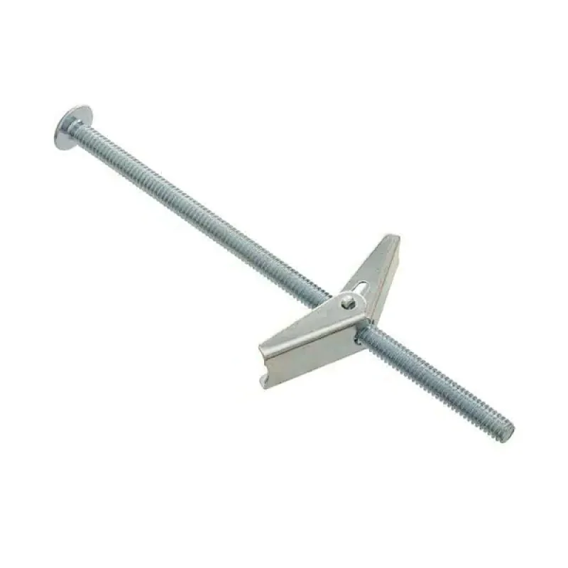 Zinc-Plated Steel Phillips Mushroom-Head Toggle Bolt Anchors 3/16 in. x 3 in.Steel Phillips Mushroom-Head Toggle Bolt Anchors