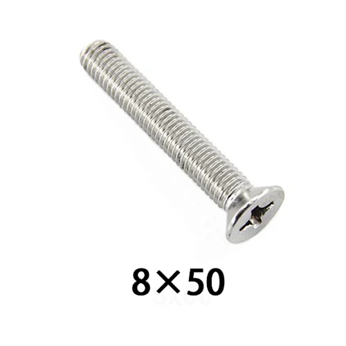 DIN965 Stainless steel phillips flat head machine screw