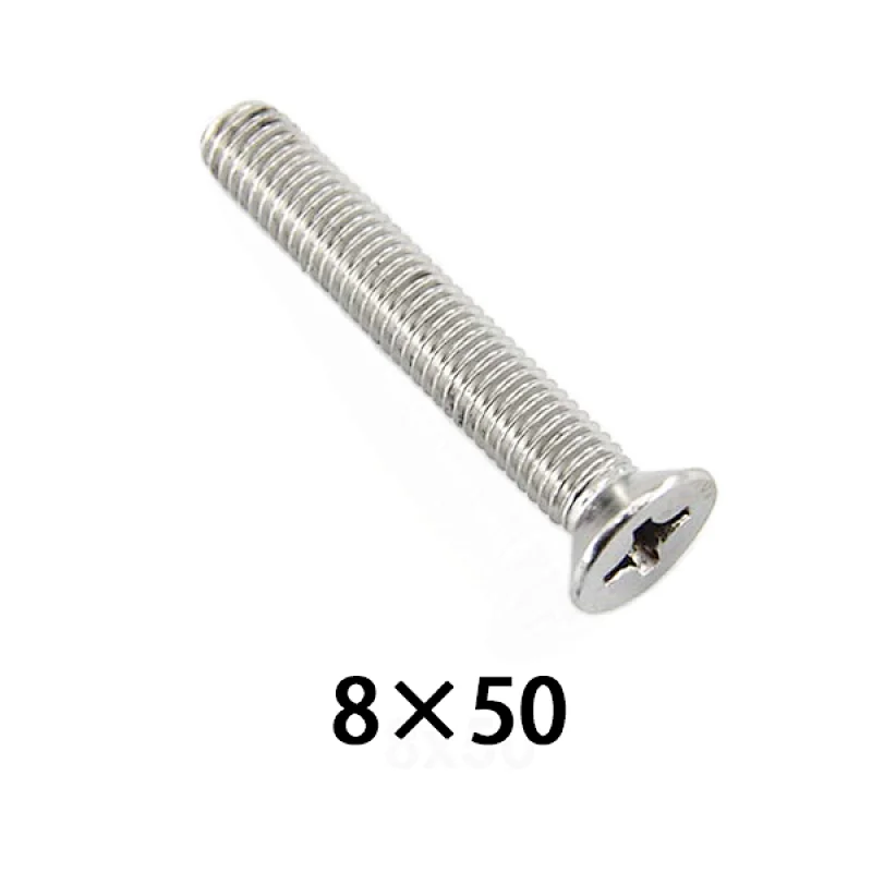 DIN965 Stainless steel phillips flat head machine screw