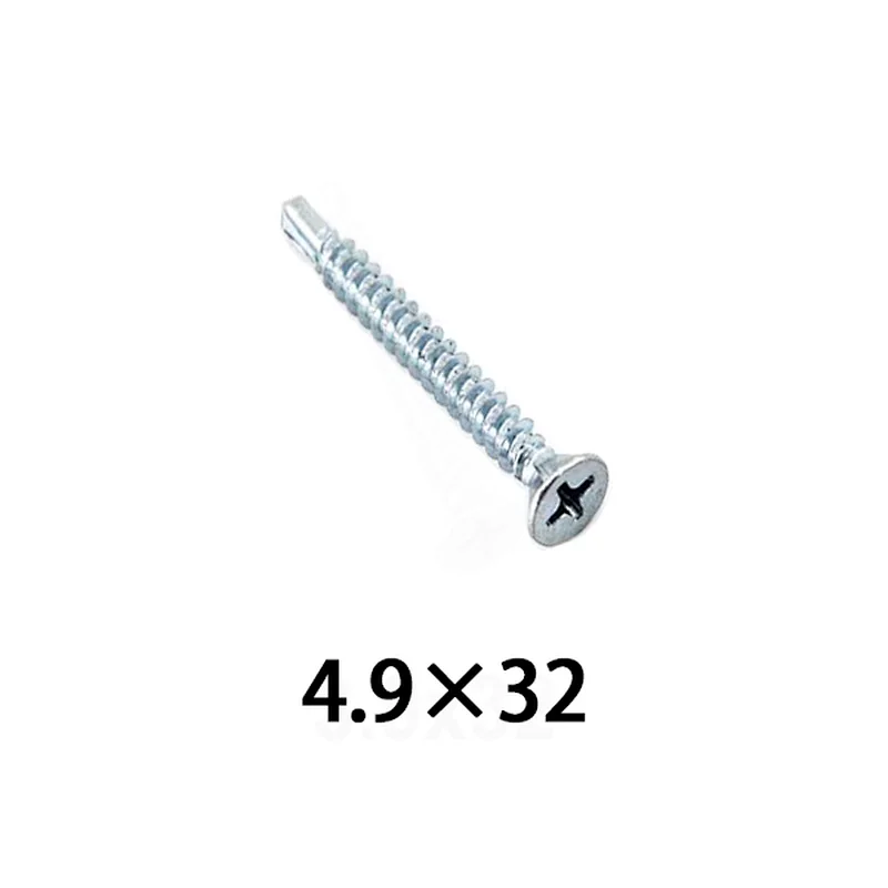 High Performance New Fashion Zinc Plated Bottom Price Indented Flat Head Csk Self Drilling Screw flat head self drilling screw self drilling screw flat head head self drilling screw self drilling screw price flat head drilling screw