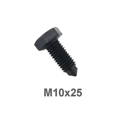 Hex head screw with bullet point