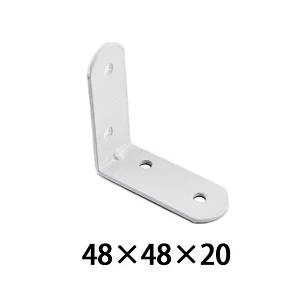 Intensified steel corner, reinforced square corner, Heavy duty flat angle