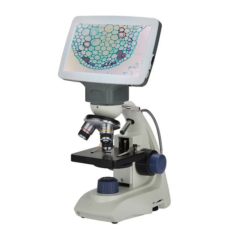 LCD Digital Biological Microscope with Integrated Camera