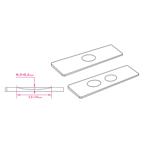 Microscope Slides with Single Cavity Concave Microscope Slides