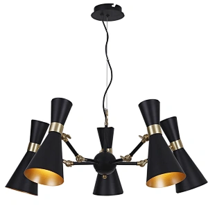 Chandelier pendant light Black Finish Chandelier