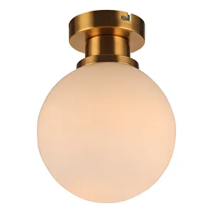 white glass wall lamp