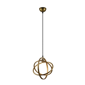 gold metal pendant light
