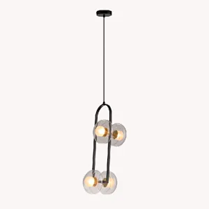 Zhongshan factory modern simple pendant light with glass shade G9 dining pendant lamp