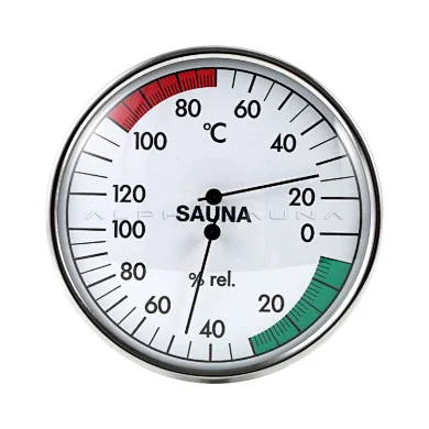 hygrometer and thermometer clock
